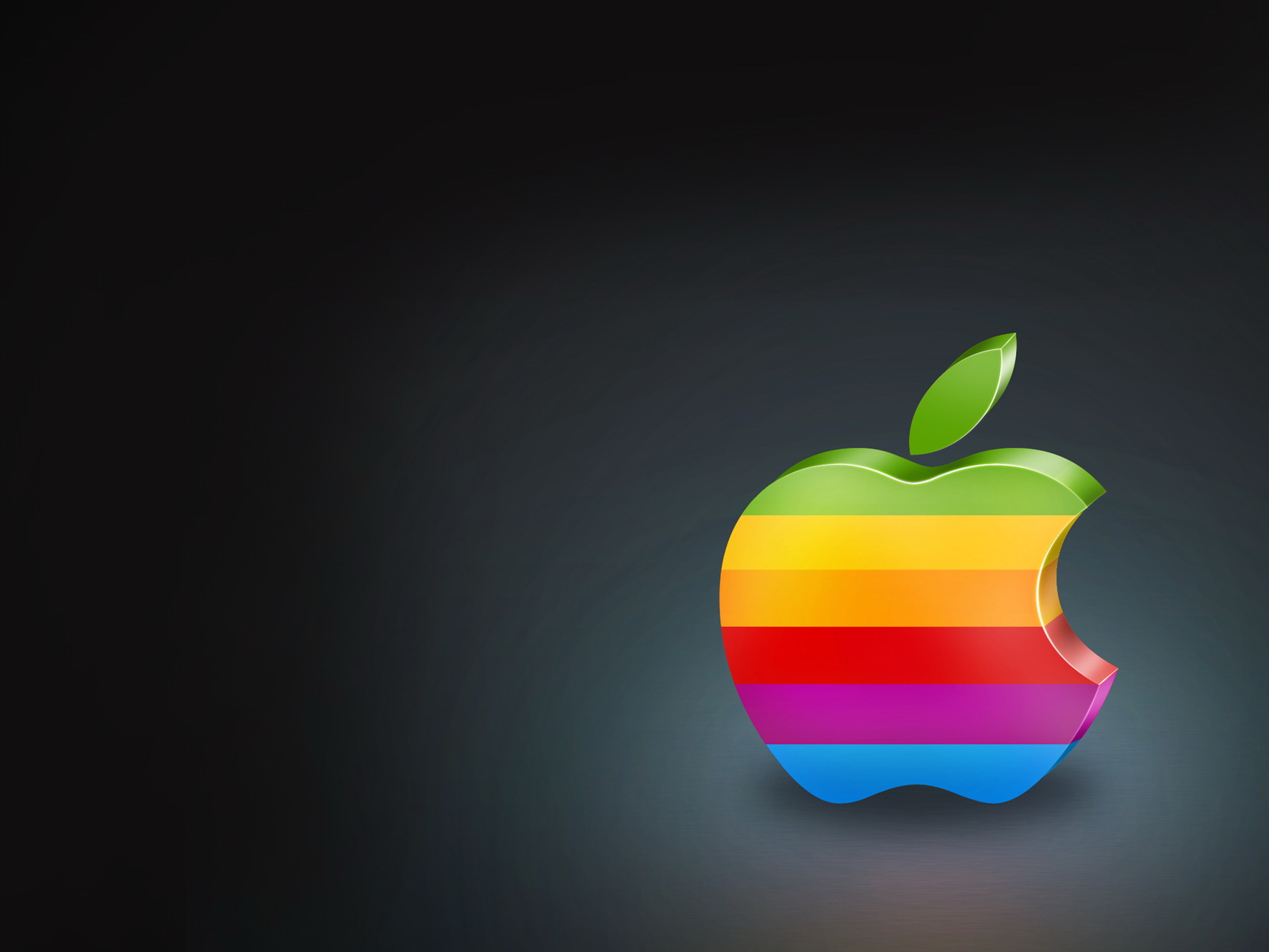 Colorful Apple Logo Wallpaper HD
