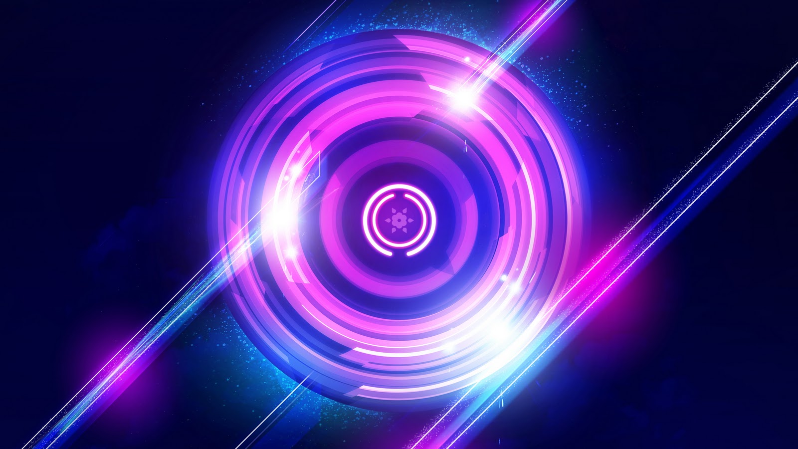 Circle Purple HD Desktop Wallpaper