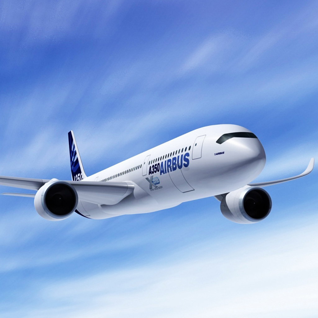 Airbus A350 iPad Background Best Wallpaper