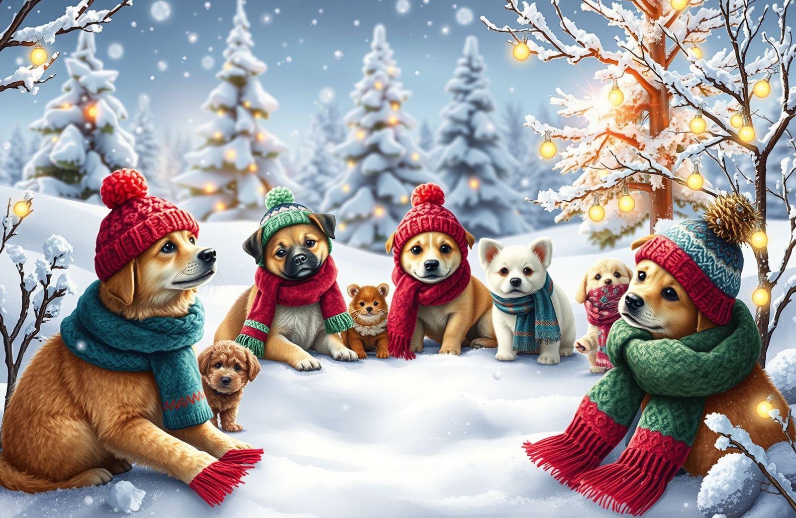 Winter Pet Wallpaper