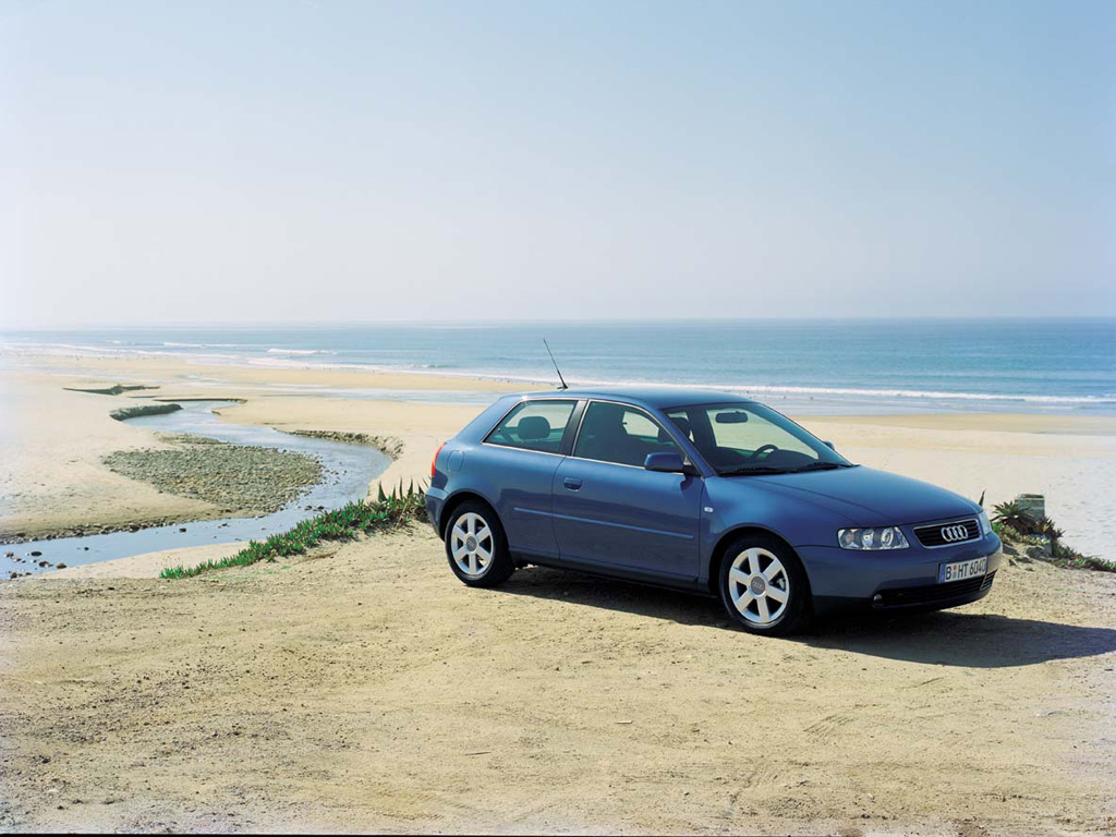 Wallpaper Sea Beach Audi A3 Is On The