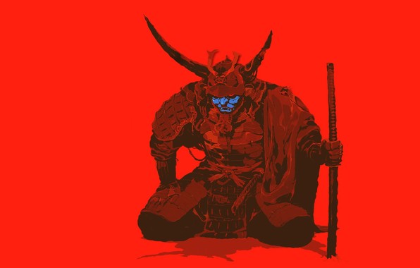 Samurai Warrior Katana Sword Background Wallpaper