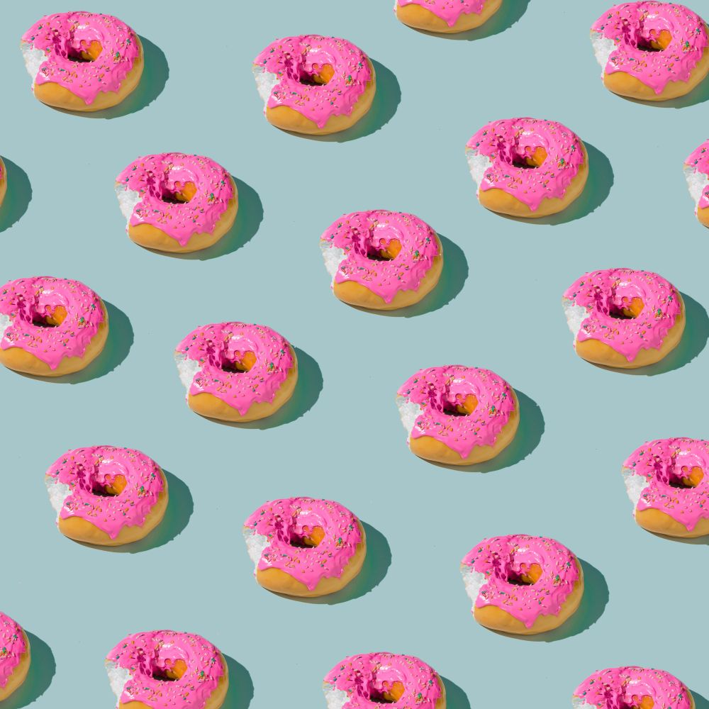 Glazed Donuts Wallpaper