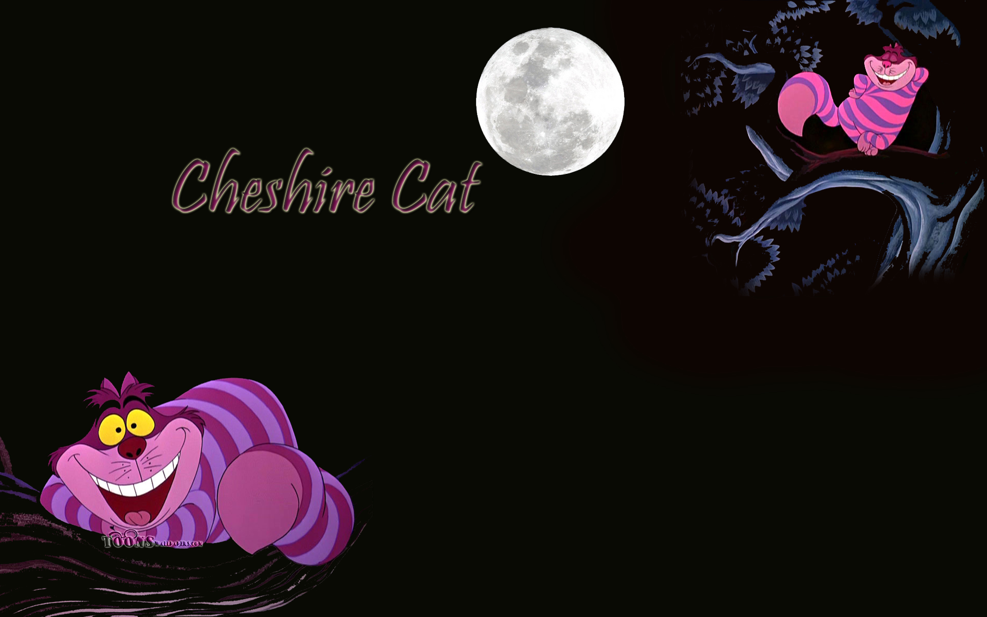 Wallpaper Alice In Wonderland Cheshire Cat