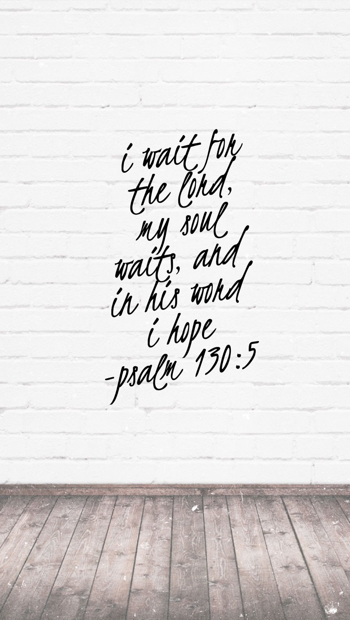Psalm Hope Waitforthelord iPhone Wallpaper Bible Truth