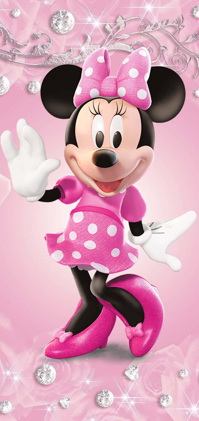 Minnie Mouse Pink Wallpaper