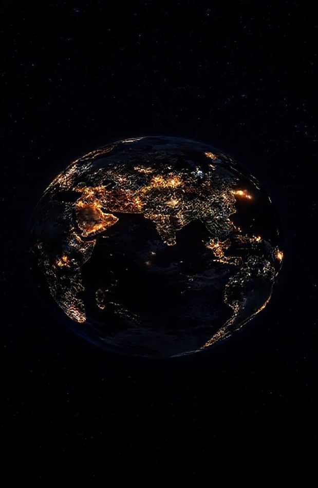 Earth At Night Wallpaper HD