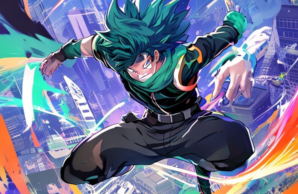 Cool Deku Anime Wallpaper