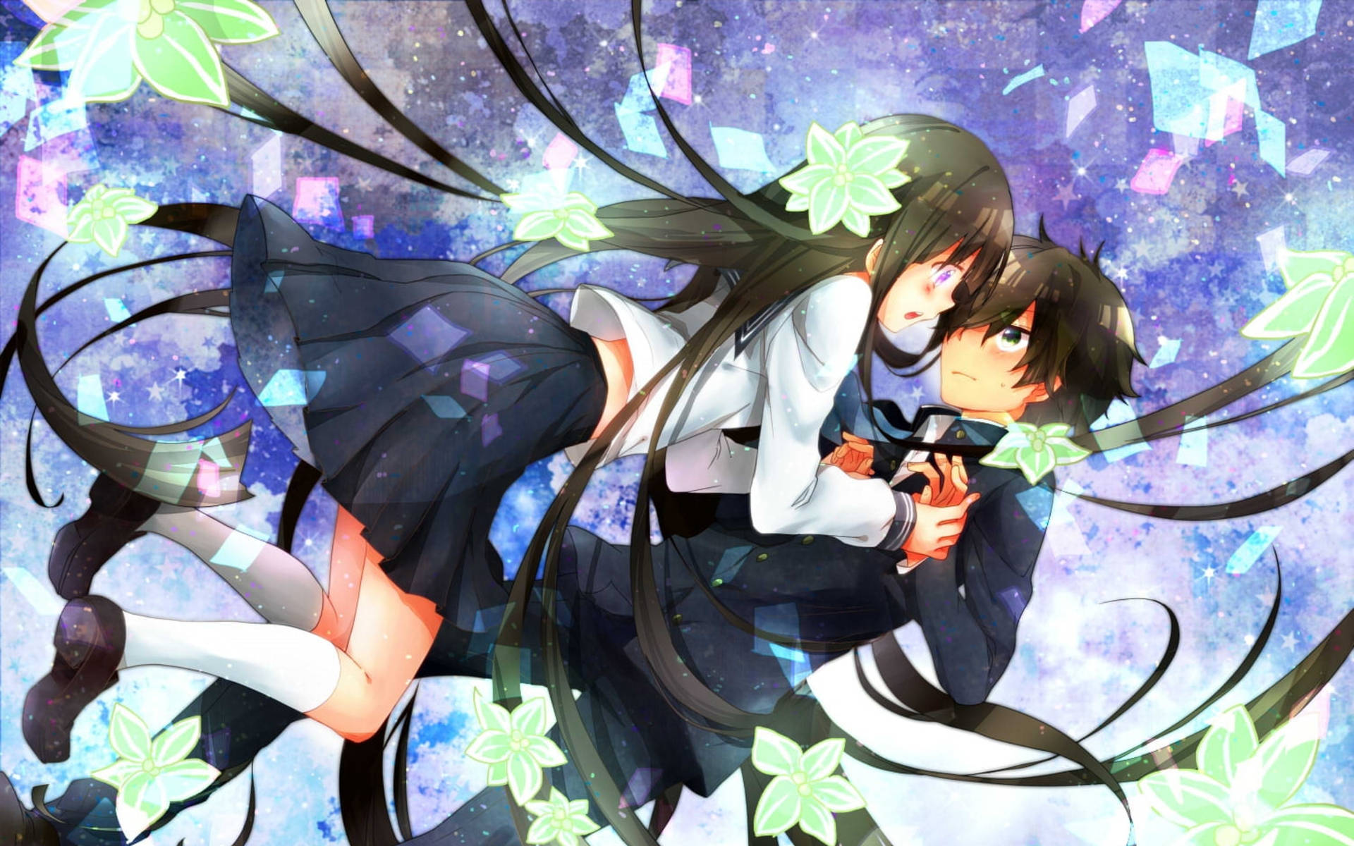 Cute Anime Couple Wallpaper