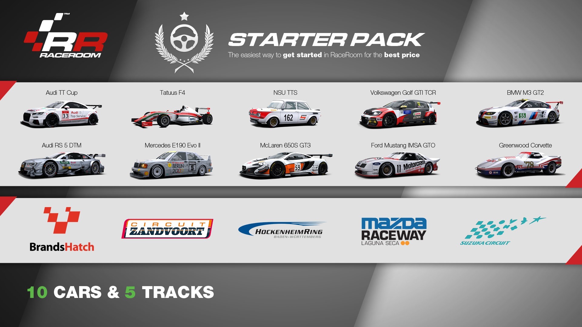 Starter Pack Store Raceroom Racing Experience