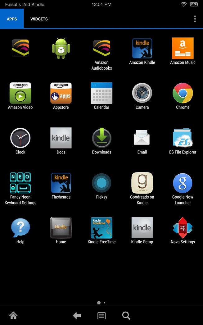 kindle fire 10 home screen