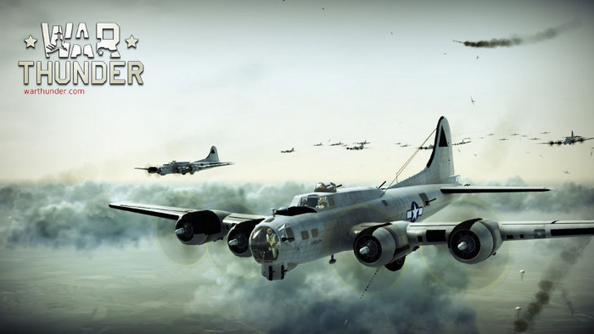 Original Wallpaper War Thunder American Fighter Planes