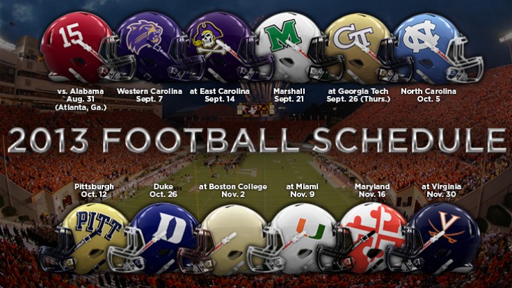 ACC releases 2013 football schedules