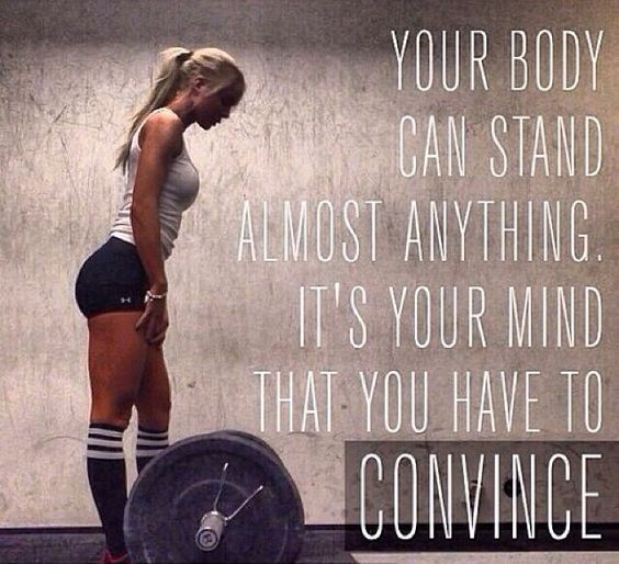 Fitness Quote Your Body Can Stand Almost Anything Wallpaper