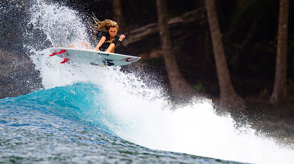 Alana Blanchard Surfing Wallpaper Tyler