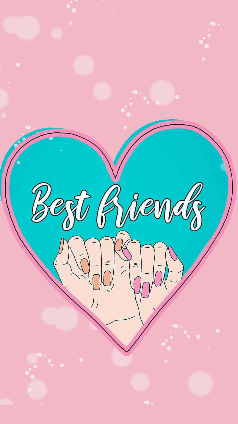 Pinky Swear Best Friends Forever iPhone Wallpaper