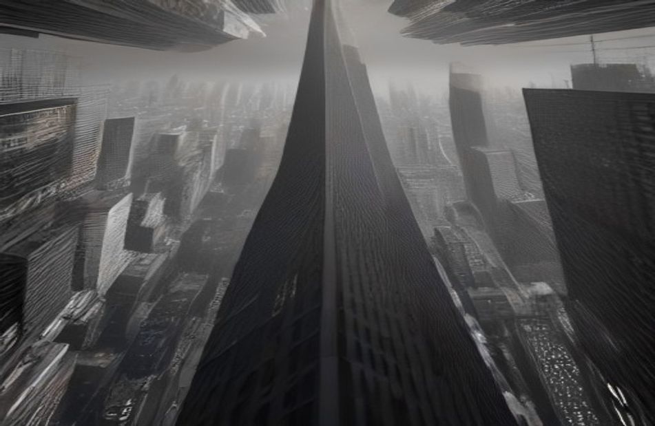 Black And White City Wallpaper