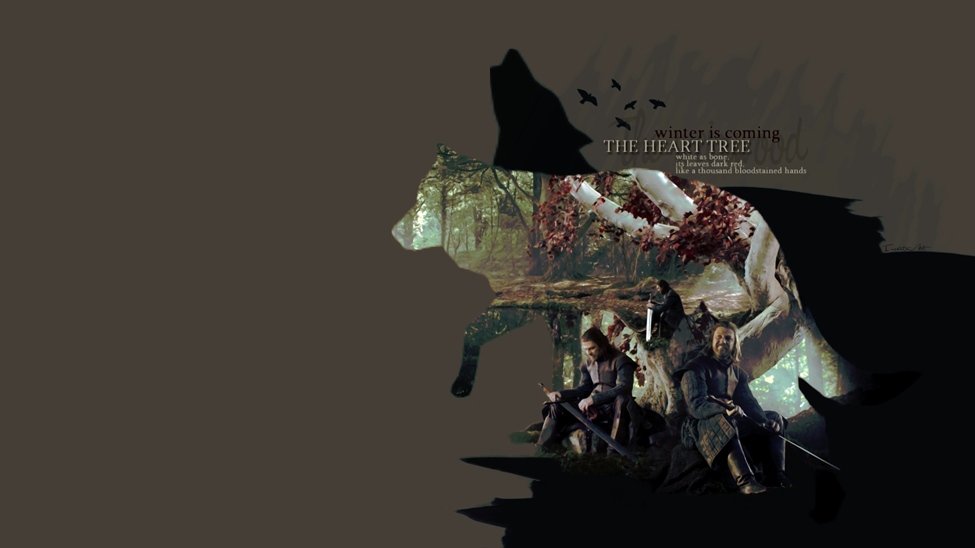Game Of Thrones Supernatural Heart Thrones Tree Game Bright Game Of 1920x1080