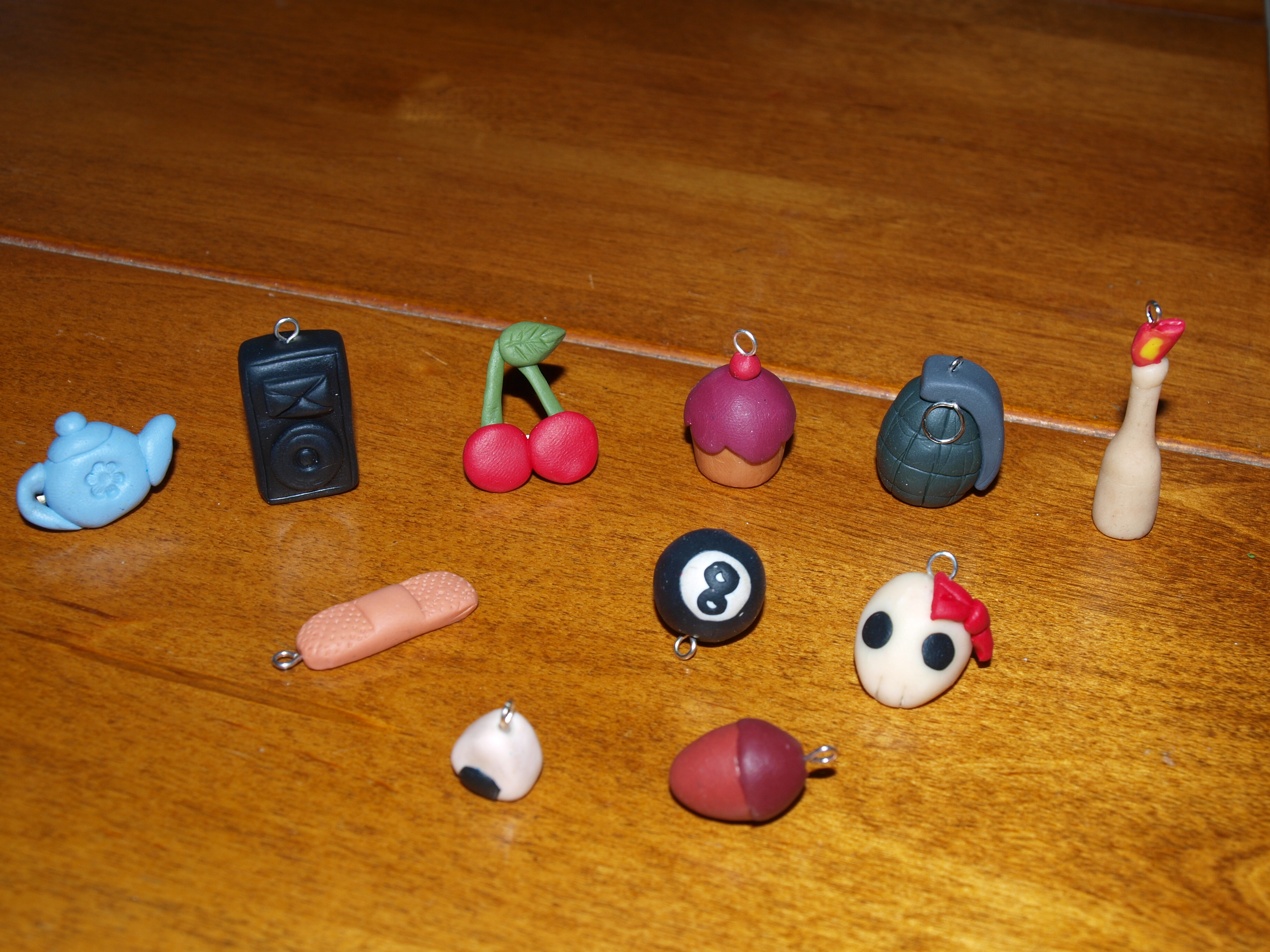 Poidistree Polymer Clay Charms by Sarcastic Squirrel on deviantART