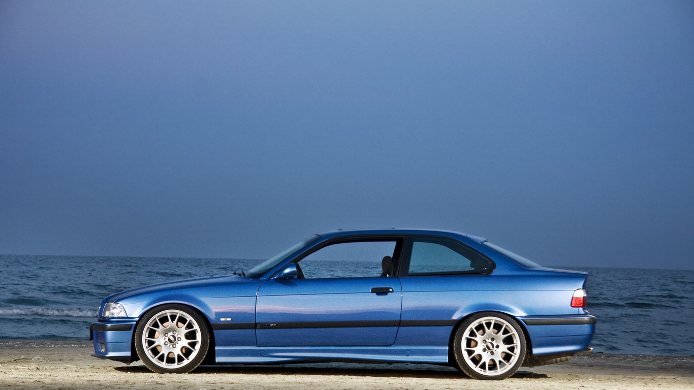wallpapers BMW E36 M3 Series BMW Three Coupe sports car blue