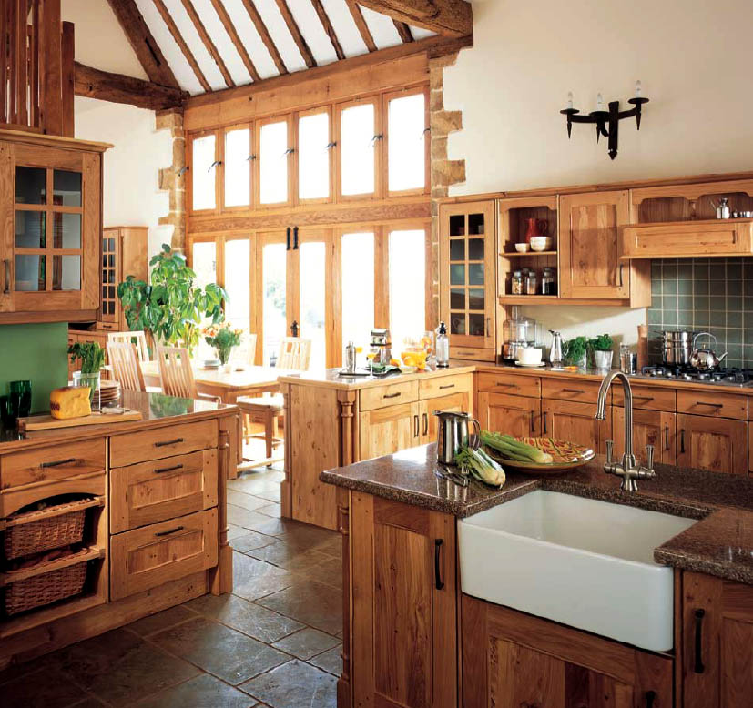Country Kitchen Style Wallpaper