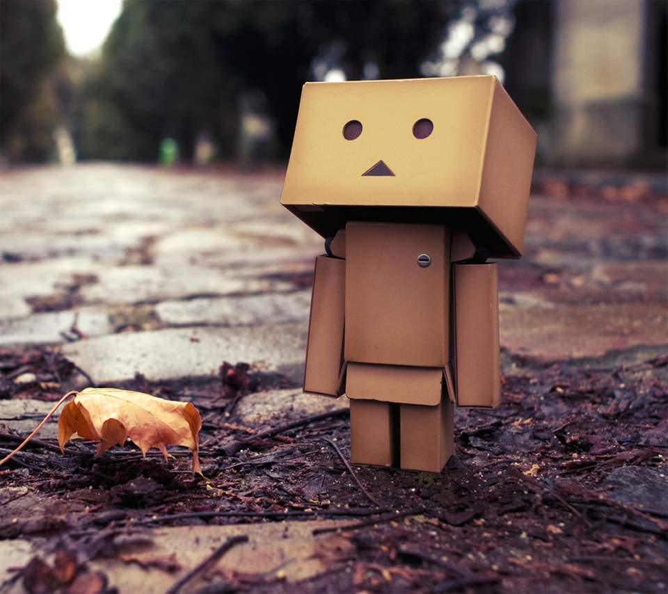 Cute Danbo Watching Android Wallpaper HD For Cell