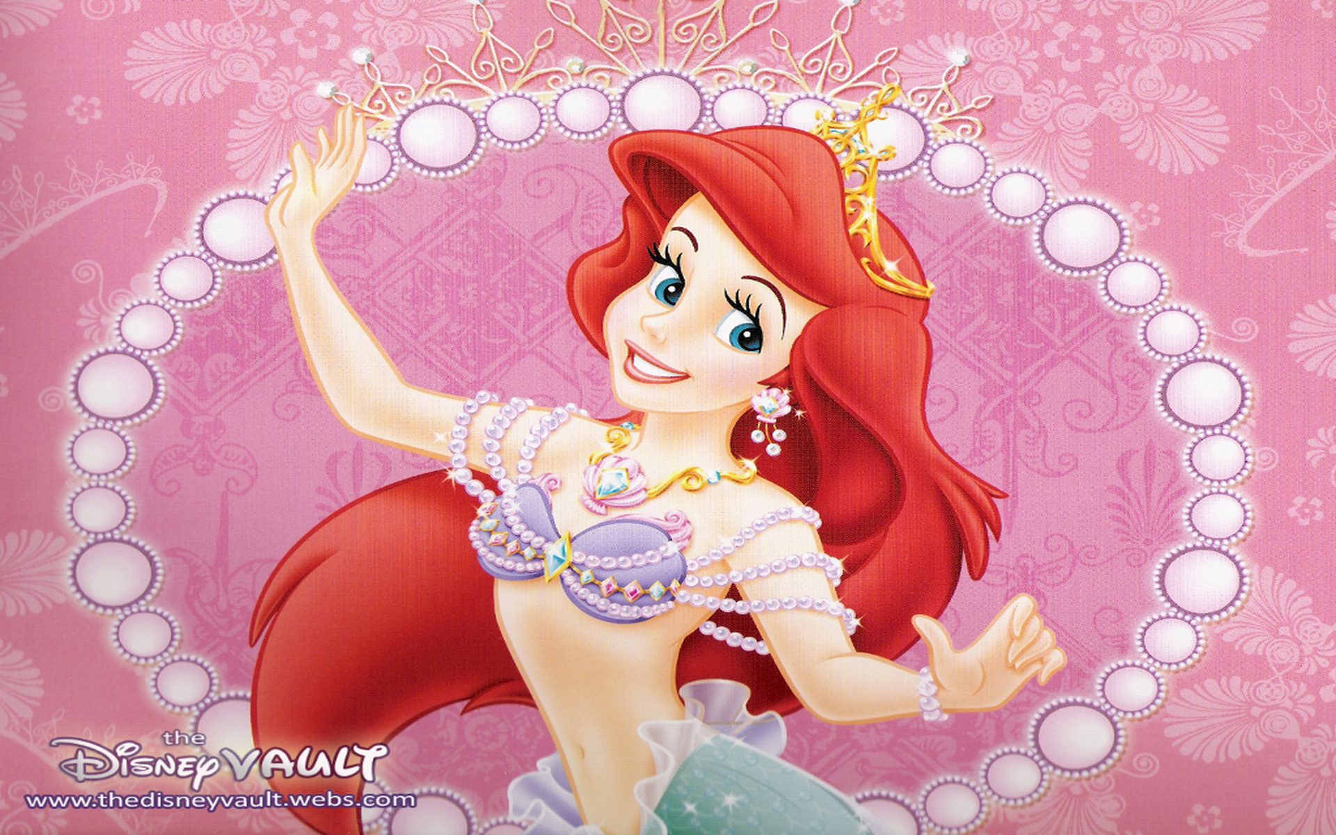 Wallpaper Ariel The Little Mermaid Disney Princess