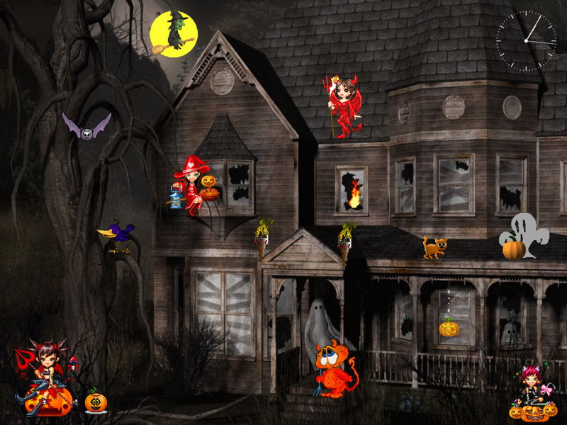 Halloween Screensaver   Funny Halloween   FullScreensaverscom 800x600