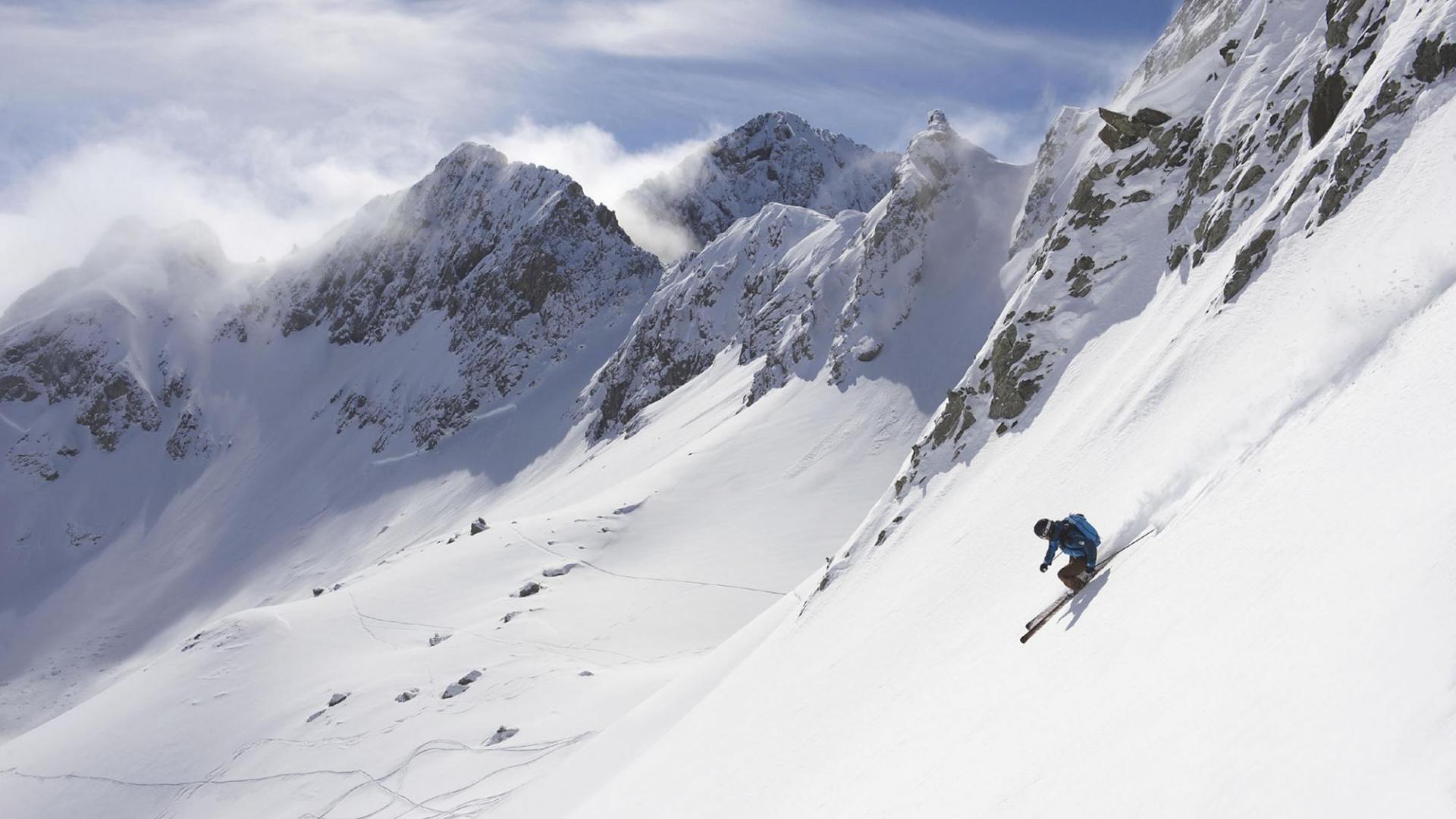 Alpine Skiing Desktop Background Wallpaper