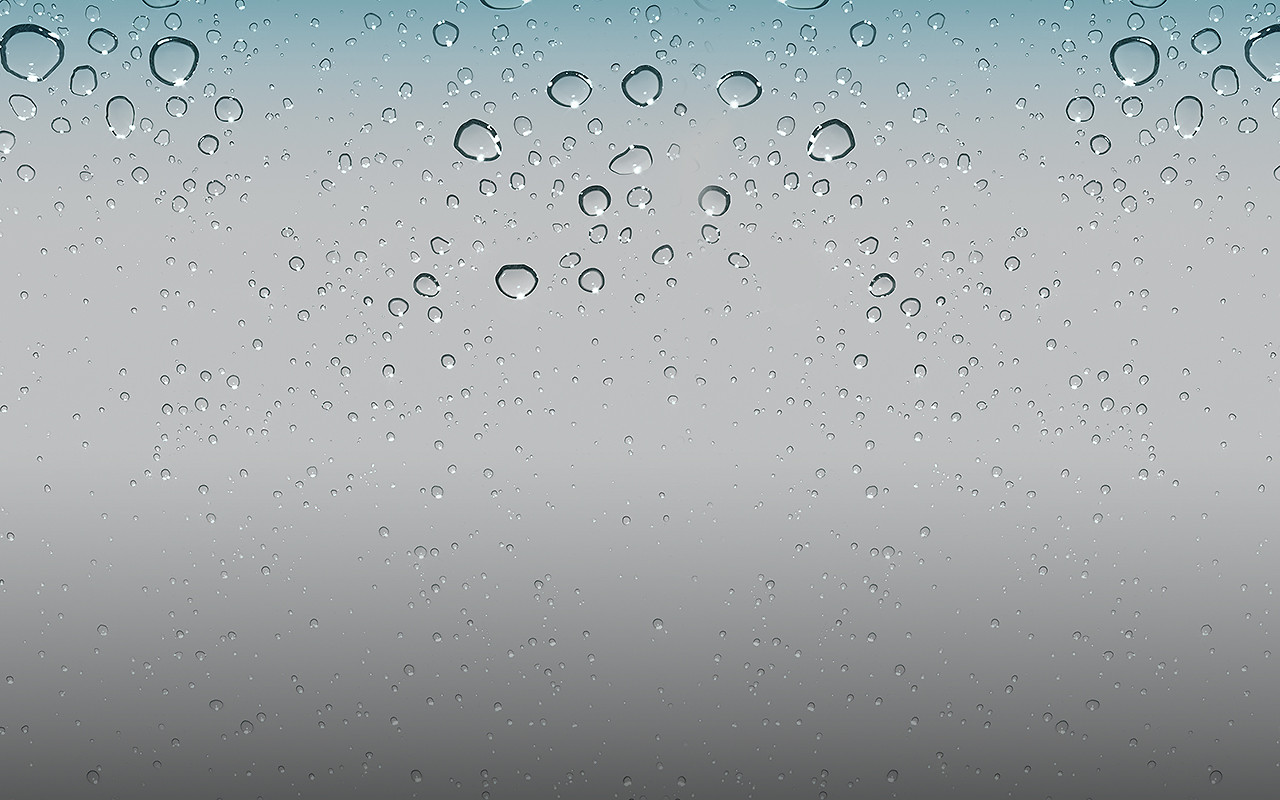 iPad Water Drops Apple Wi Fi Wallpaper