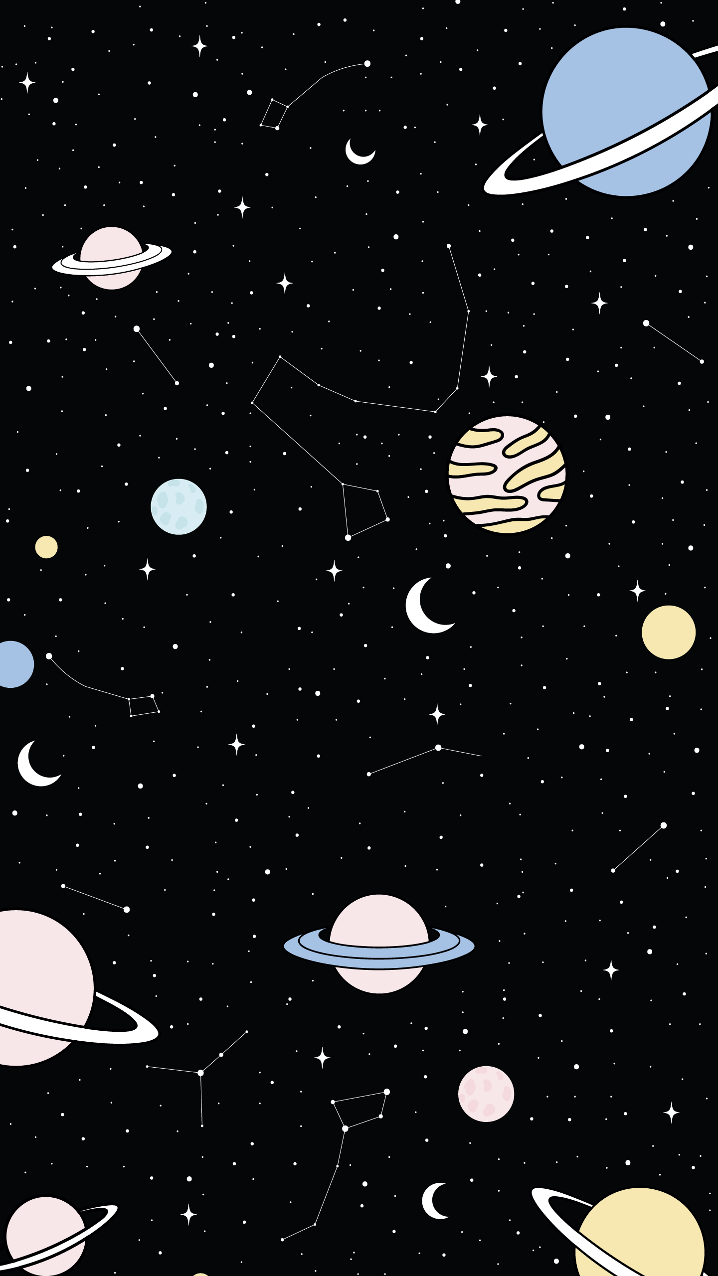 Magical Space Phone Wallpaper Cute Background