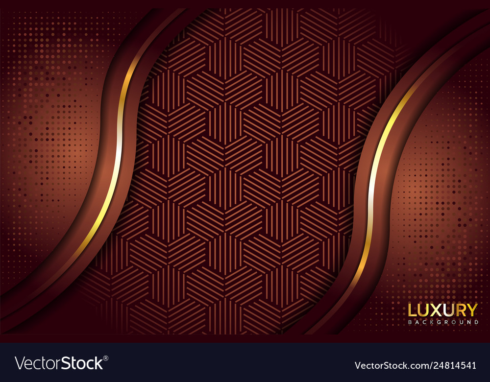 Golden Brown Luxurious Elegant Background Vector Image