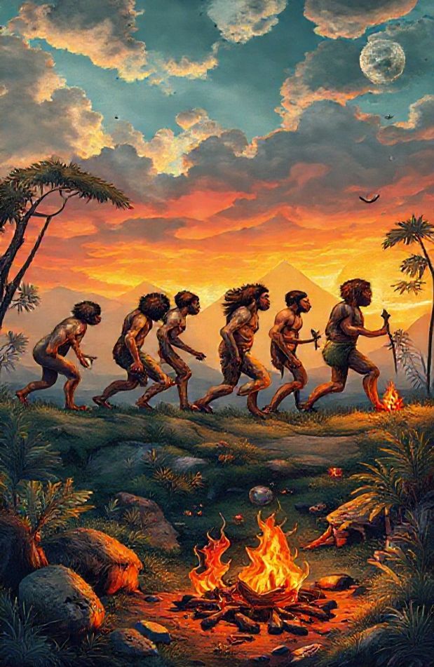 Human Evolution Wallpaper