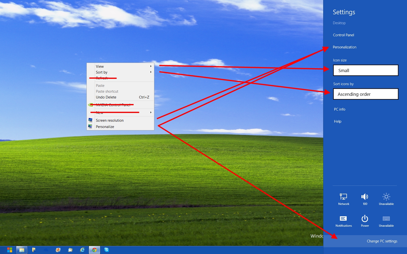 default windows xp background