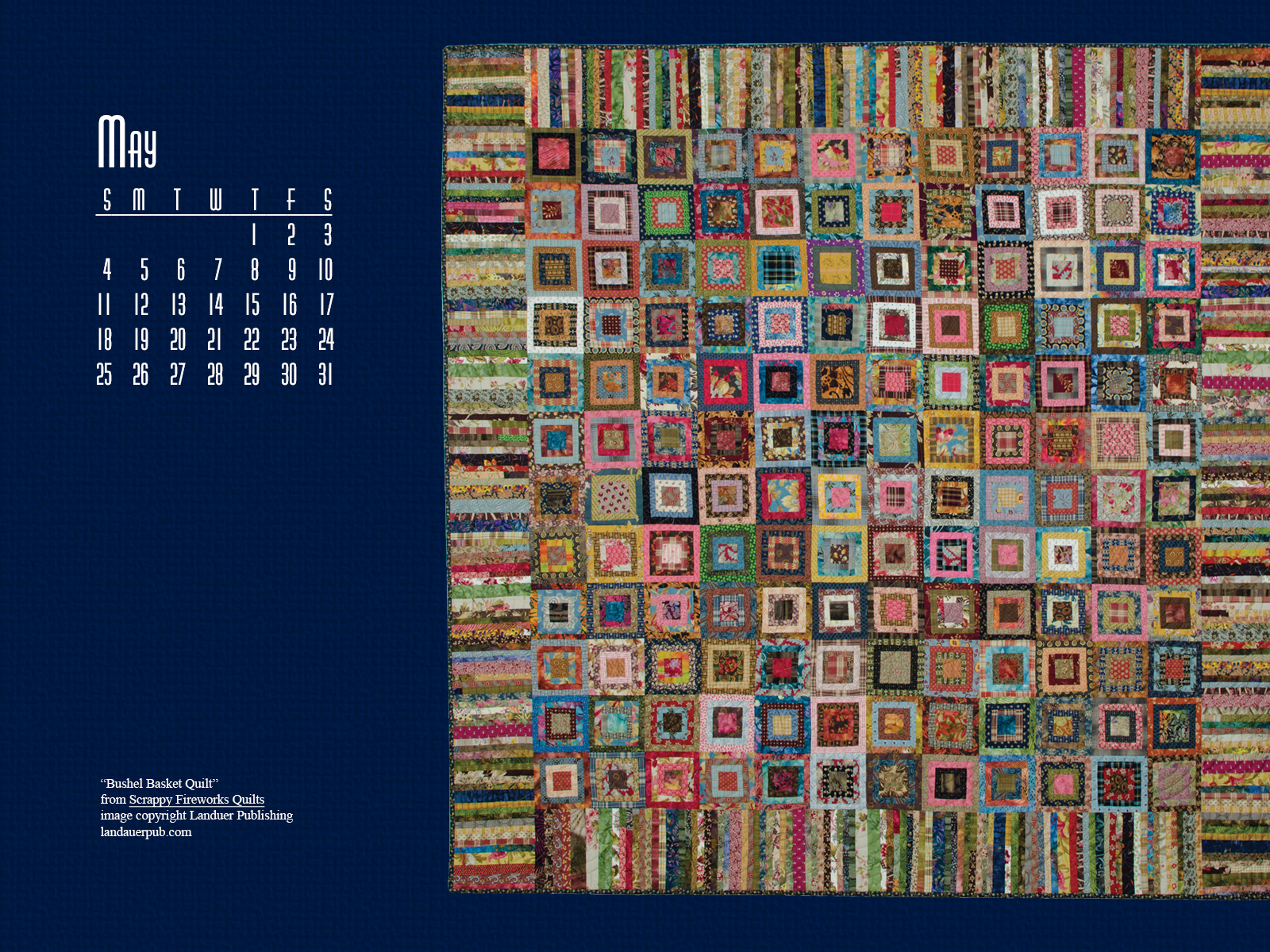 Quilt Calendar Puter Wallpaper May Books Beyond