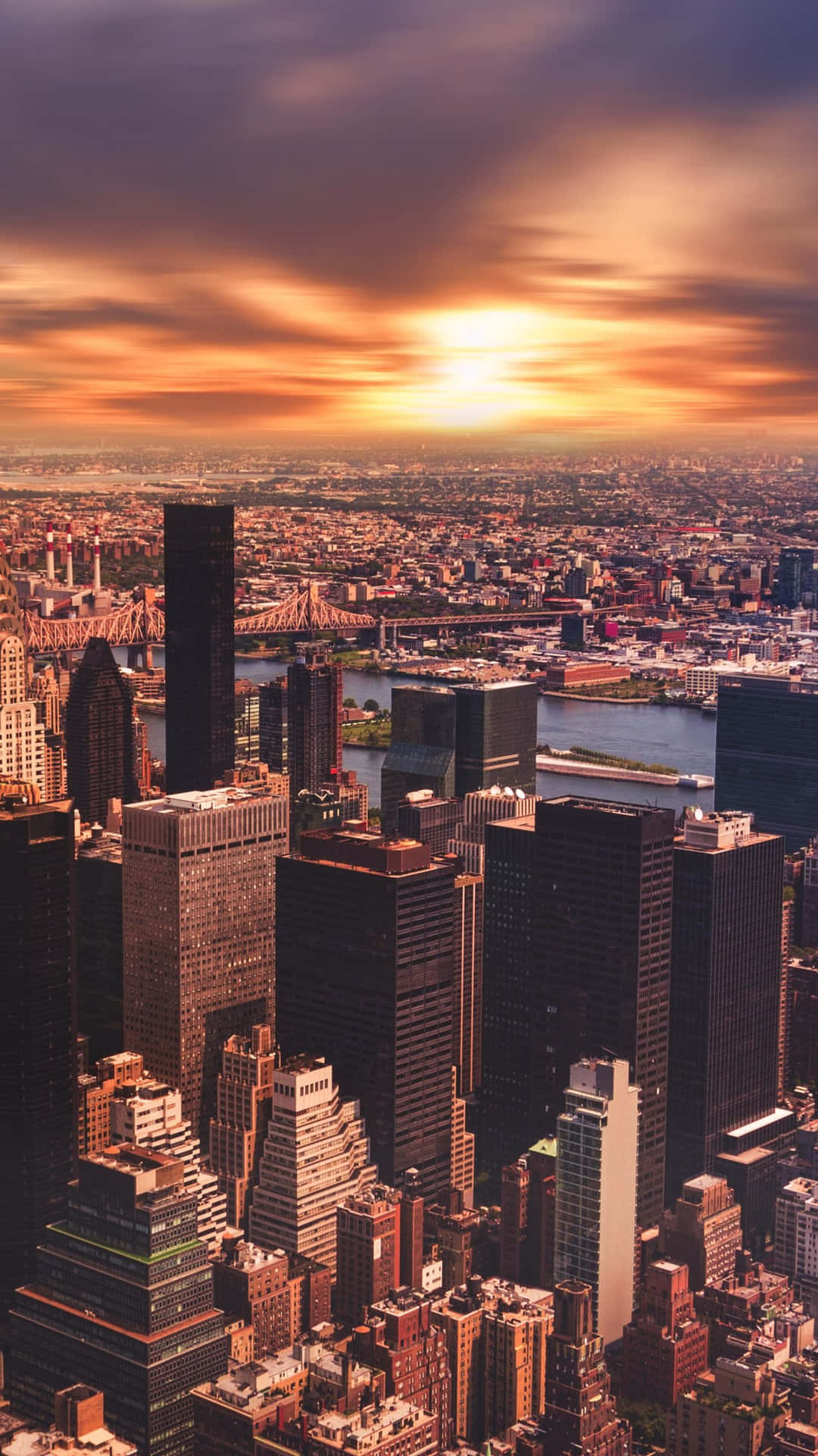 City Sunset iPhone X3d505fze3umcp6m Wallpaper
