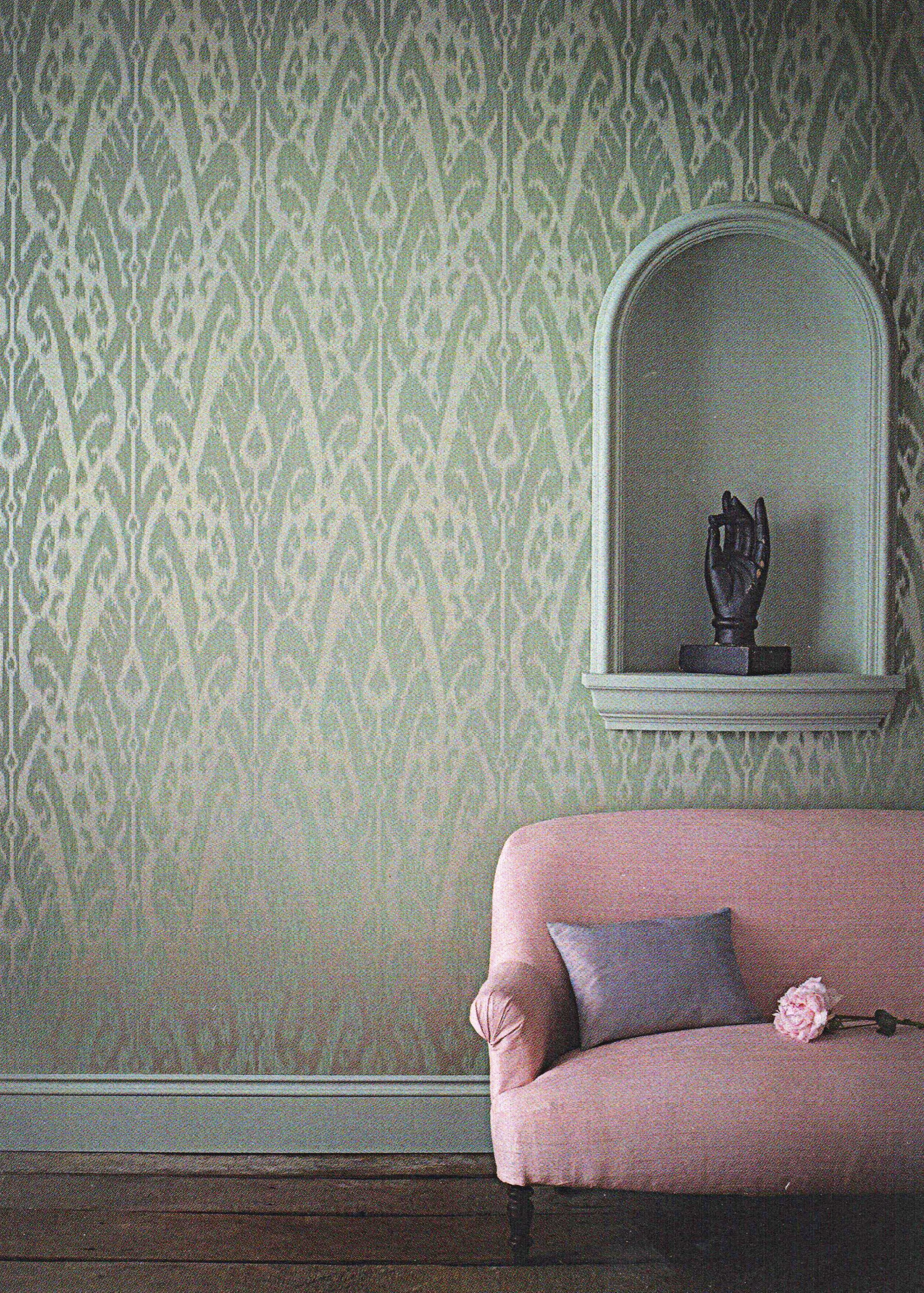 Ikat Wallpaper By Jim Thompson For The Home