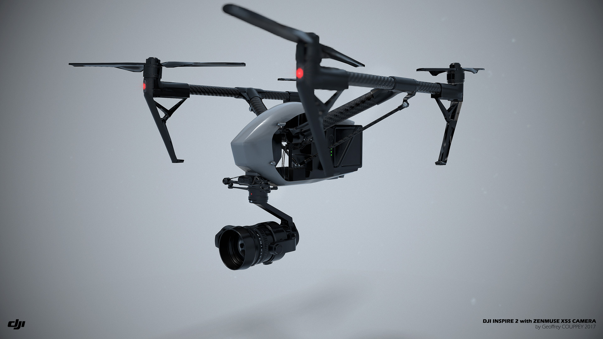 Dji Inspire With Zenmuse X5s By Geoffrey Couppey