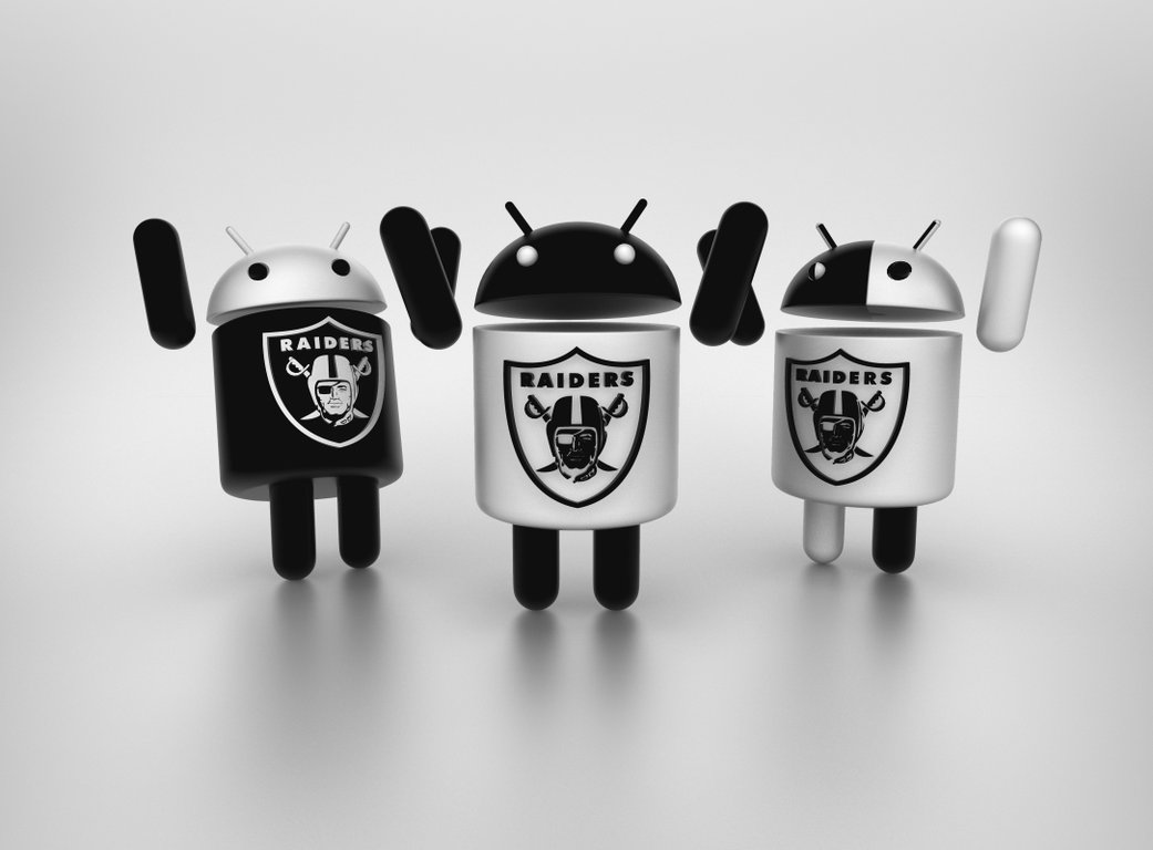 Oakland Raiders Android Background Group by pistikapistika on