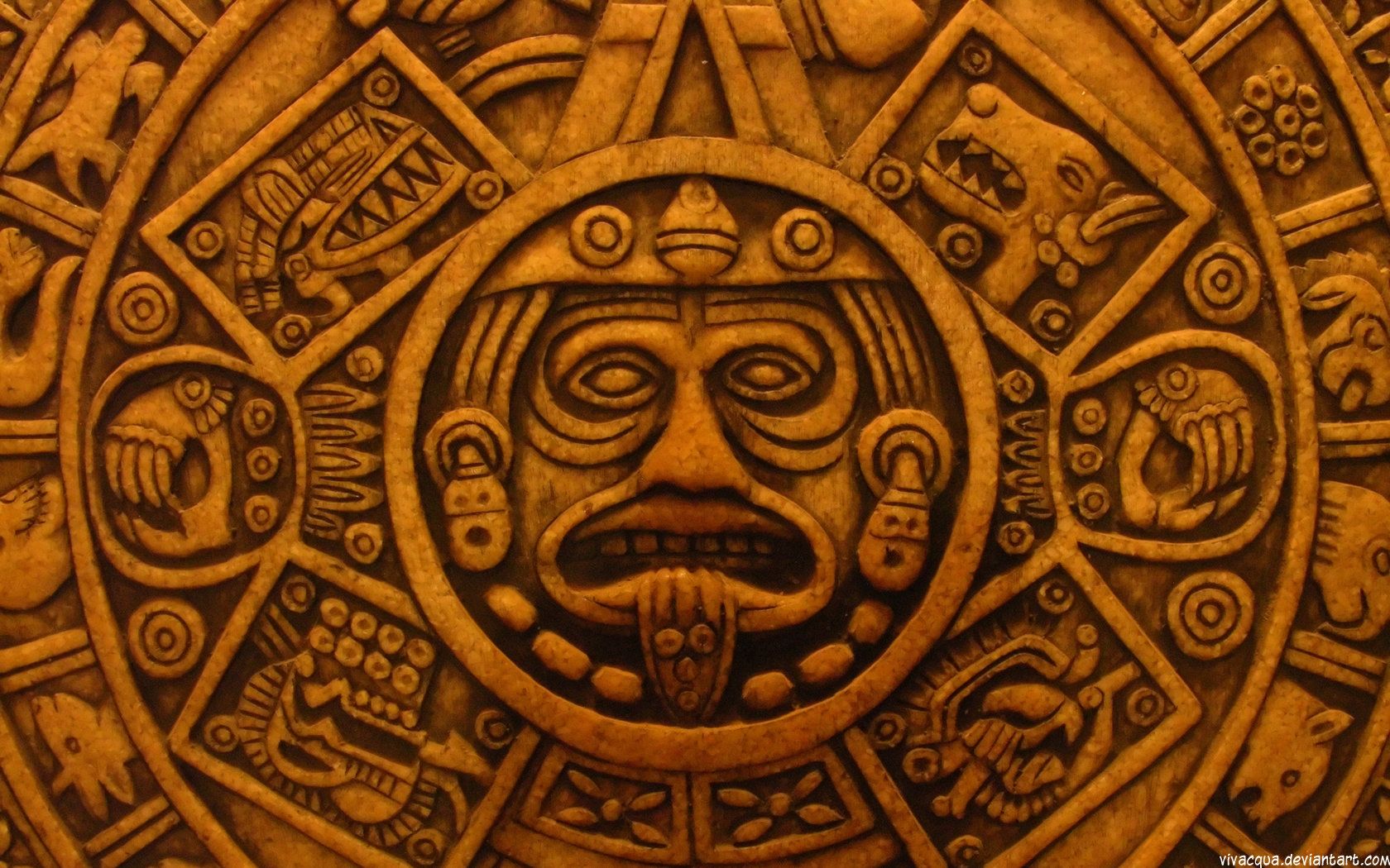 Aztec Art Wallpaper Top Background