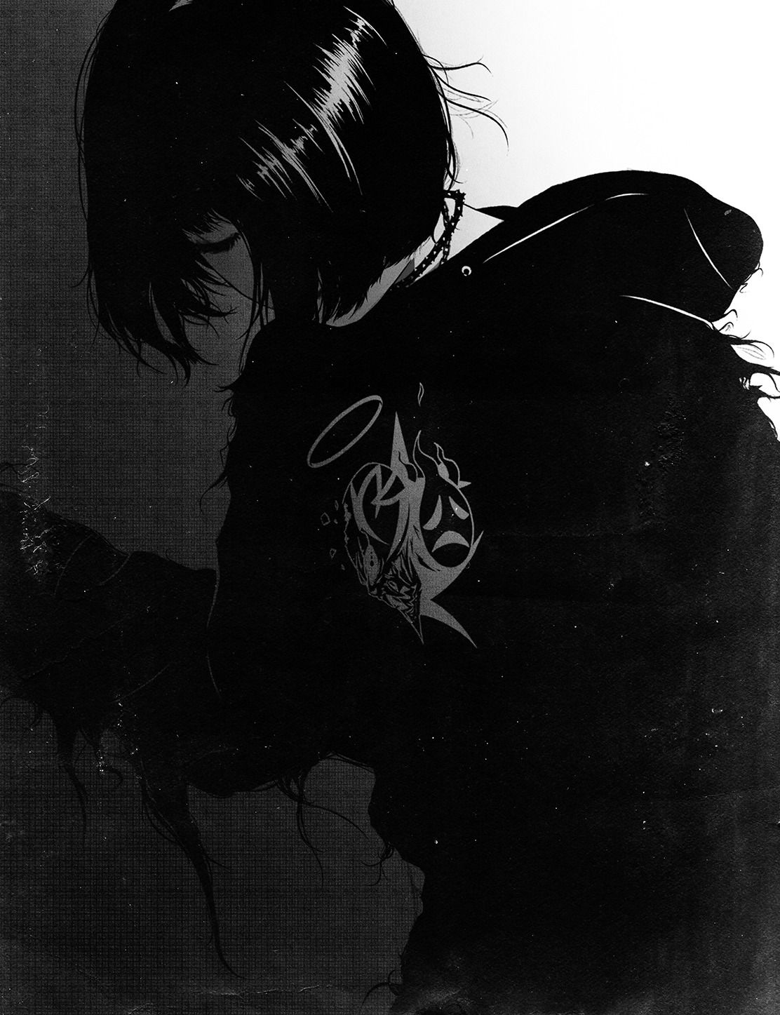 Sad Anime Girl Aesthetic Wallpaper