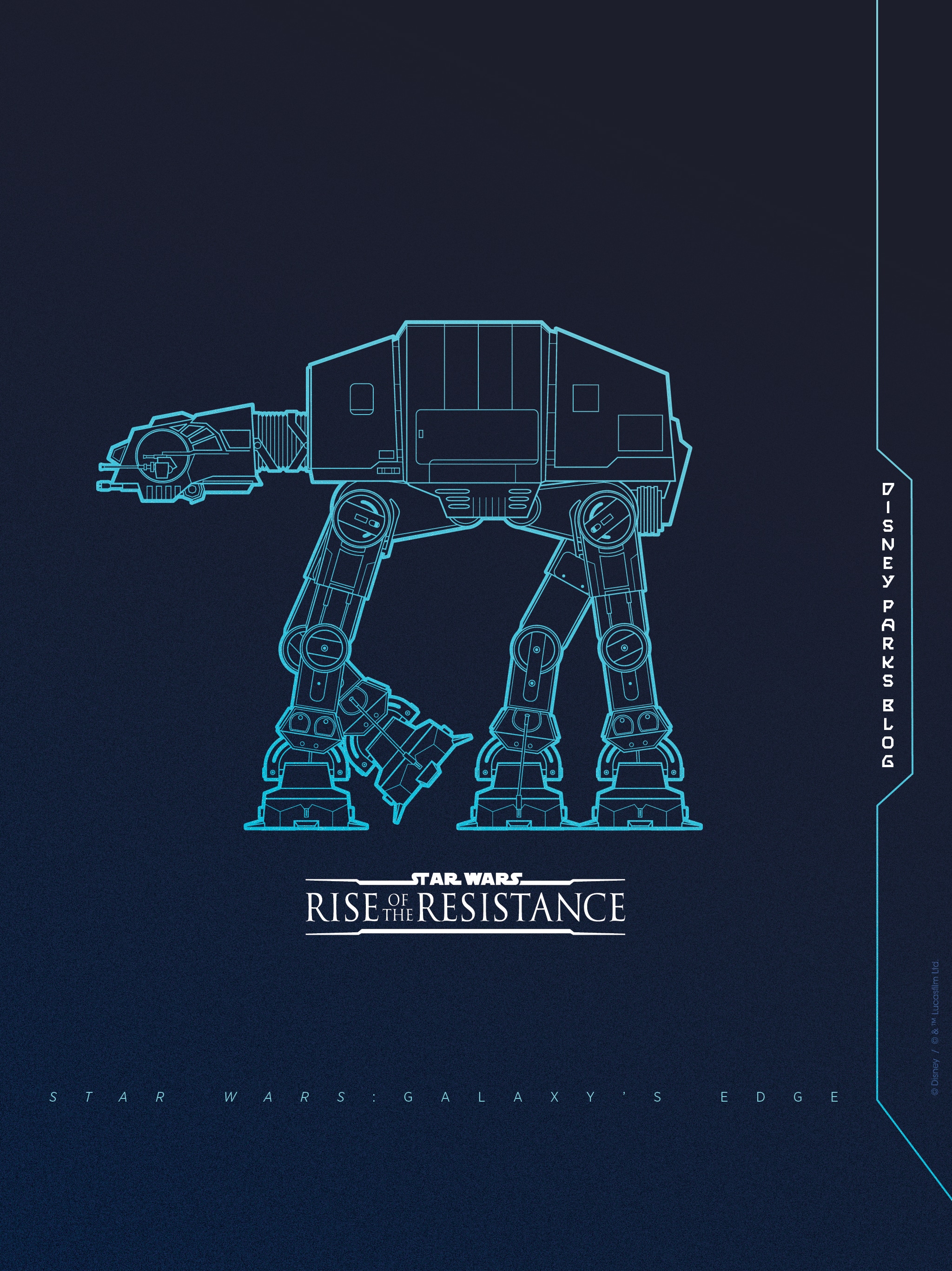 Star Wars Rise Of The Resistance Desktop iPad Wallpaper