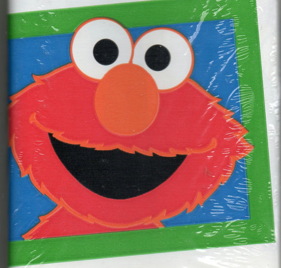 Vintage Sesame Street Wallpaper Border By Borden Big Bird Elmo And