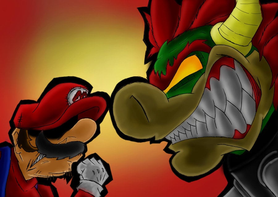 Mario vs Bowser NEW by kotaro91 900x639