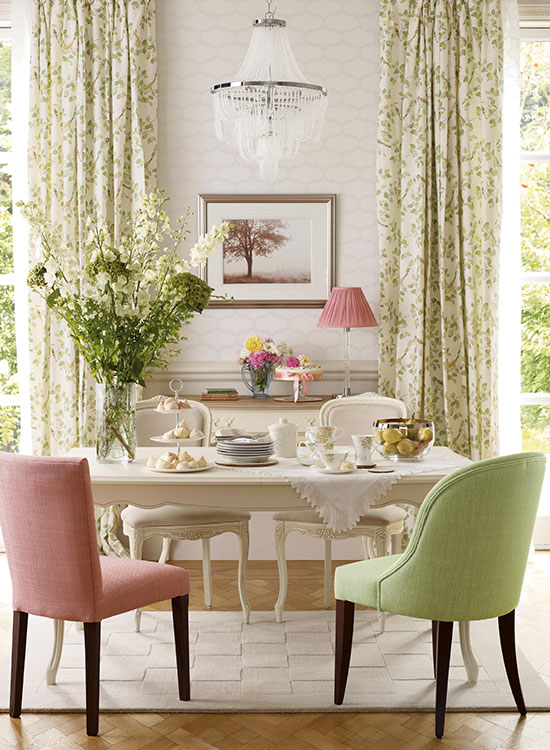 Country Homes and Interiors Country Days Country Room Dining Room 550x750