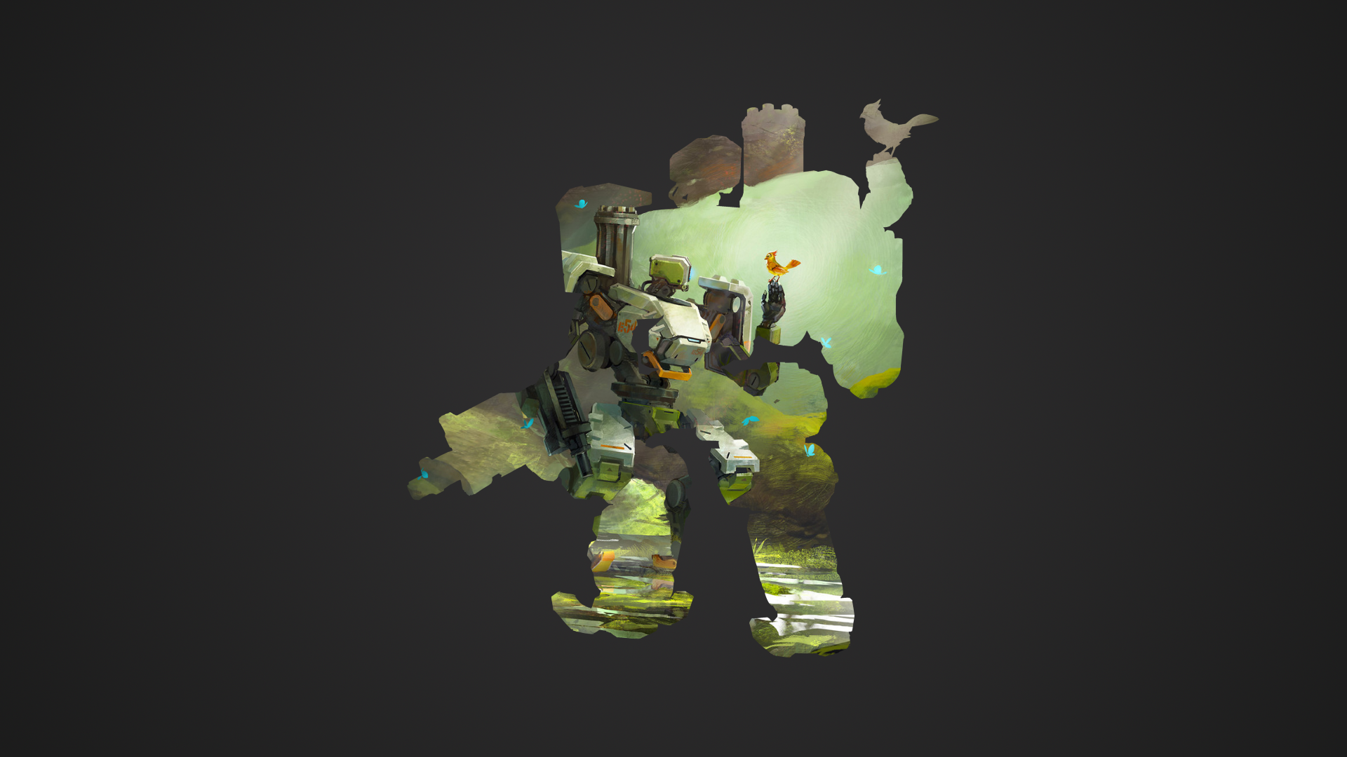 All Heroes Minimalist Wallpaper