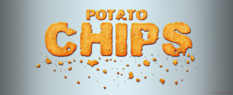 Potato Chips Style Designed By Sonarpos And Available For