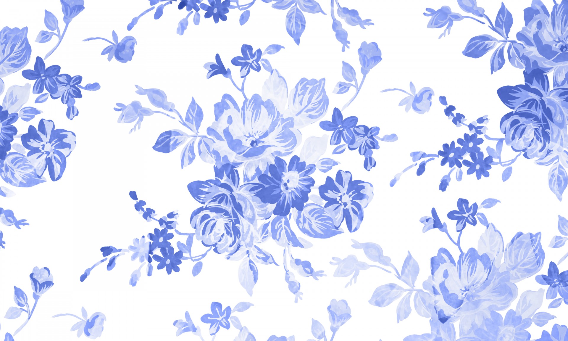 Blue Floral Watercolor Background Stock Photo HD Public Domain