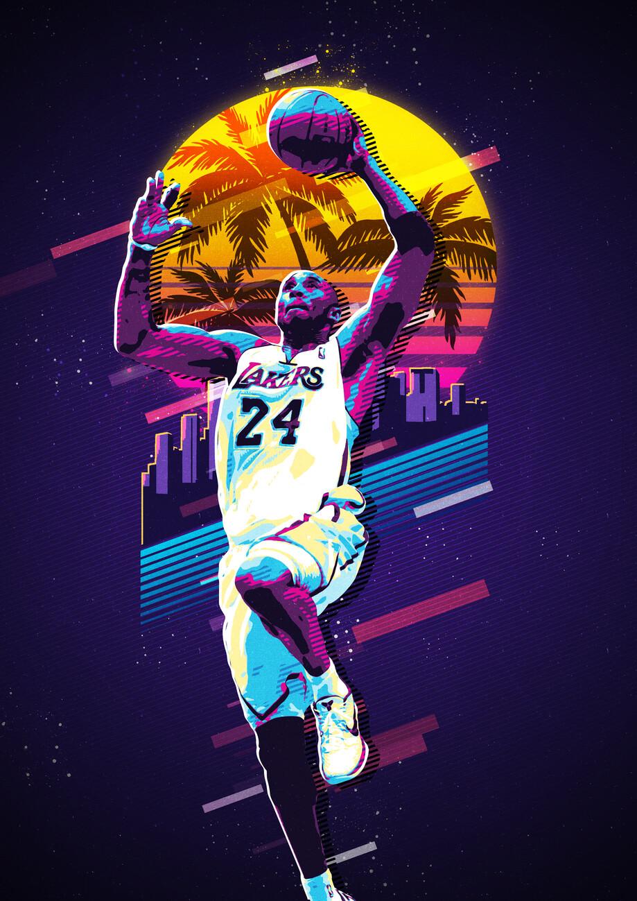 Wall Art Print Kobe Bryant Basketball Gifts Merchandise