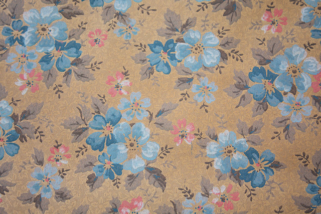 1930s Wallpaper Floral House Ca S